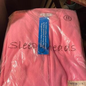Sleepyheads Pink Kids Pajama Set footed pj